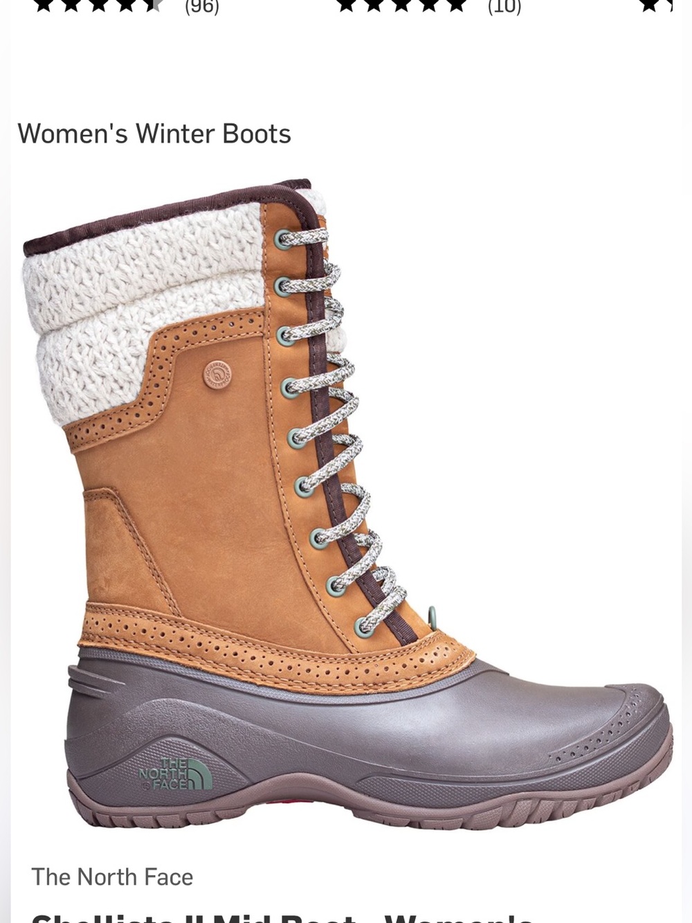 NWOT The North Face  Boots Shellista II Mid Boot